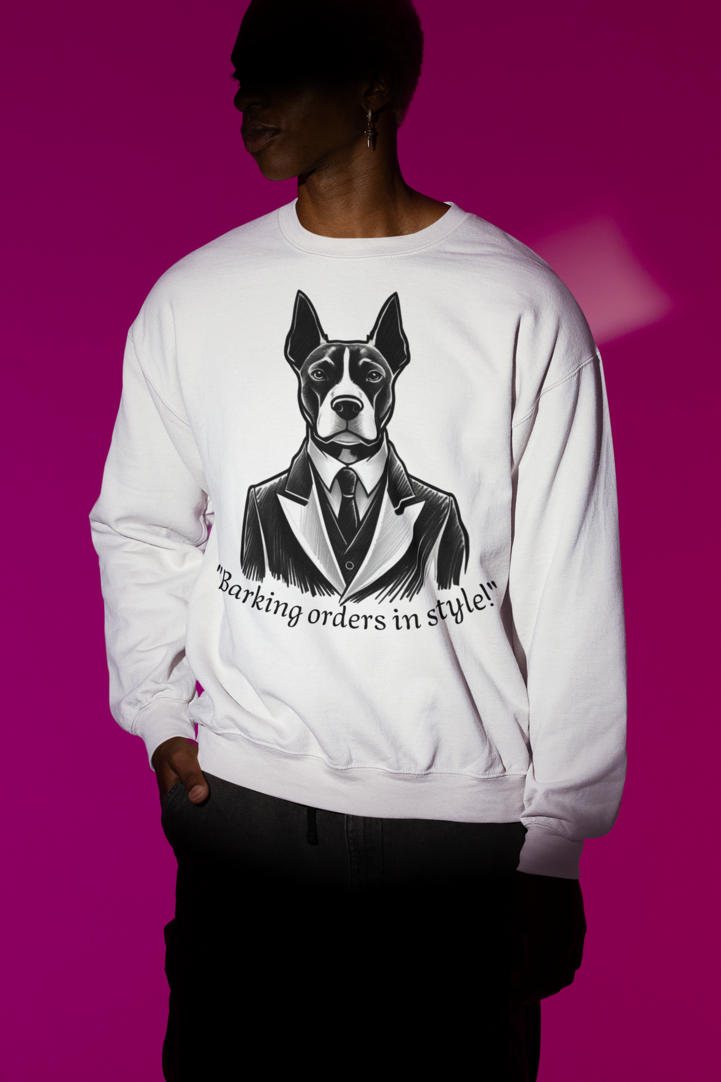 Barking Orders in Style: Hilarious Animal Lover’s Hoodie🐾 – ‘Pawsome’ Comfort for Streetwear & Dog Squad Vibes🐾